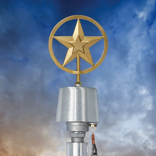 Texas Star Flagpole Finial - The Flag Lady