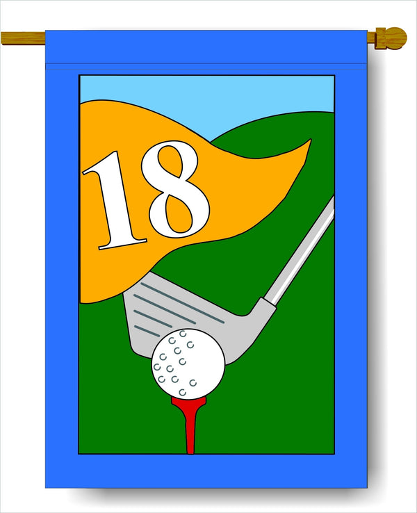 The Golf Course Banner Banner Flag 28 x 40 inch Spring, Summer, Sports - The Flag Lady