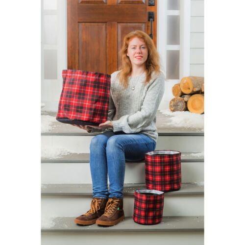 Timeless Tartan Round Planter 3P - The Flag Lady