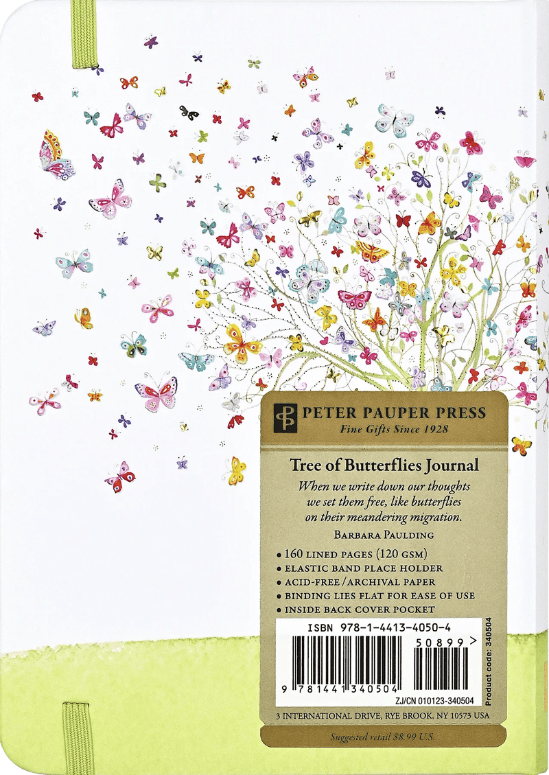 Tree of Butterflies Journal - The Flag Lady