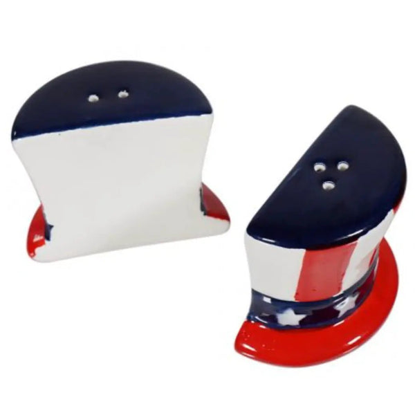 Uncle Sam Hat Salt and Pepper Shaker - The Flag Lady