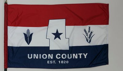 Union County Ohio Flag - 3x5 Feet - The Flag Lady