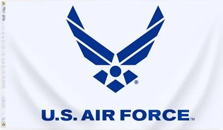 U.S. Air Force Usaf Logo Nylon Banner Flag - The Flag Lady