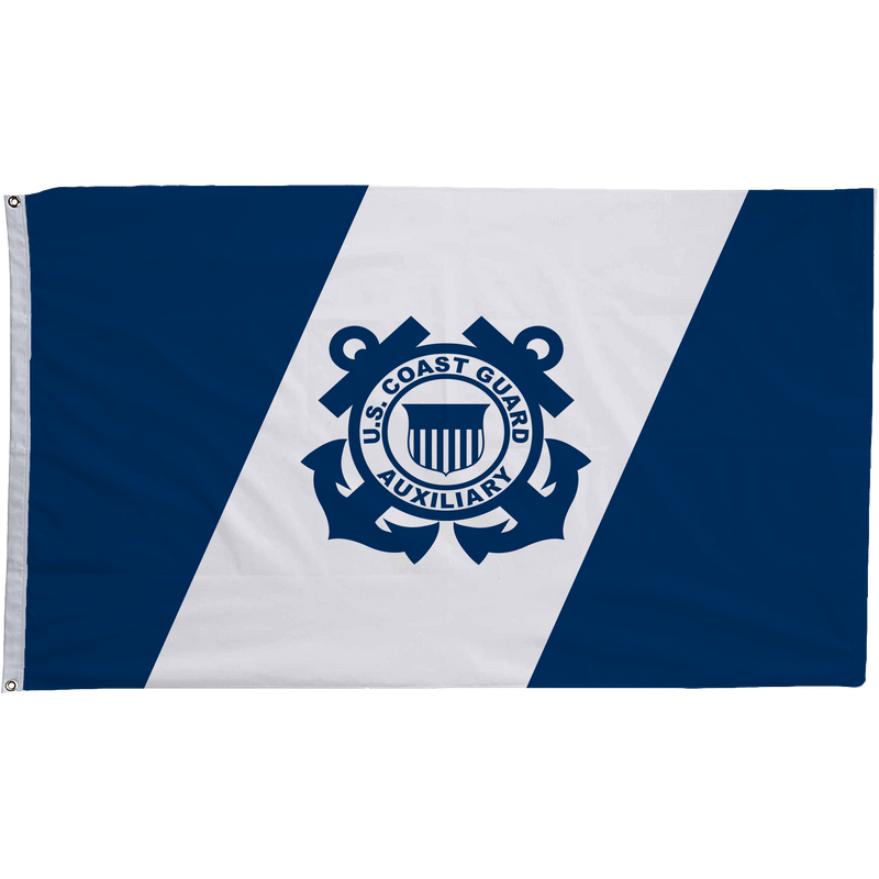 US Coast Guard Auxiliary Flag - The Flag Lady