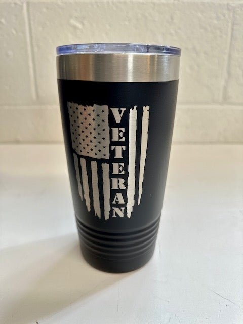 Veteran Tumbler - 20 oz - The Flag Lady