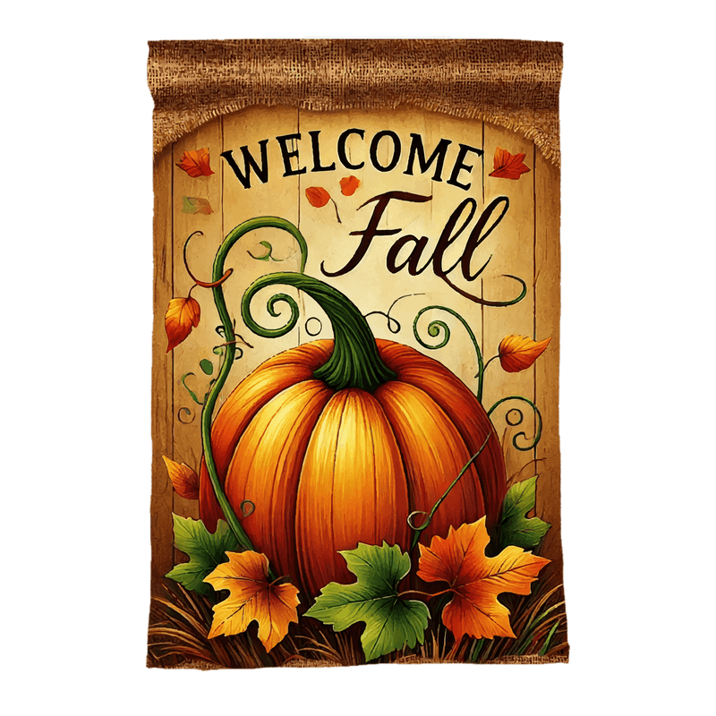 Welcome Fall Pumpkin - Flag Lady Limited 2024 Edition - The Flag Lady