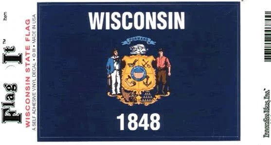 WISCONSIN FLAG - IT - The Flag Lady