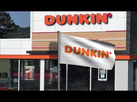 Dunkin Donuts Flag